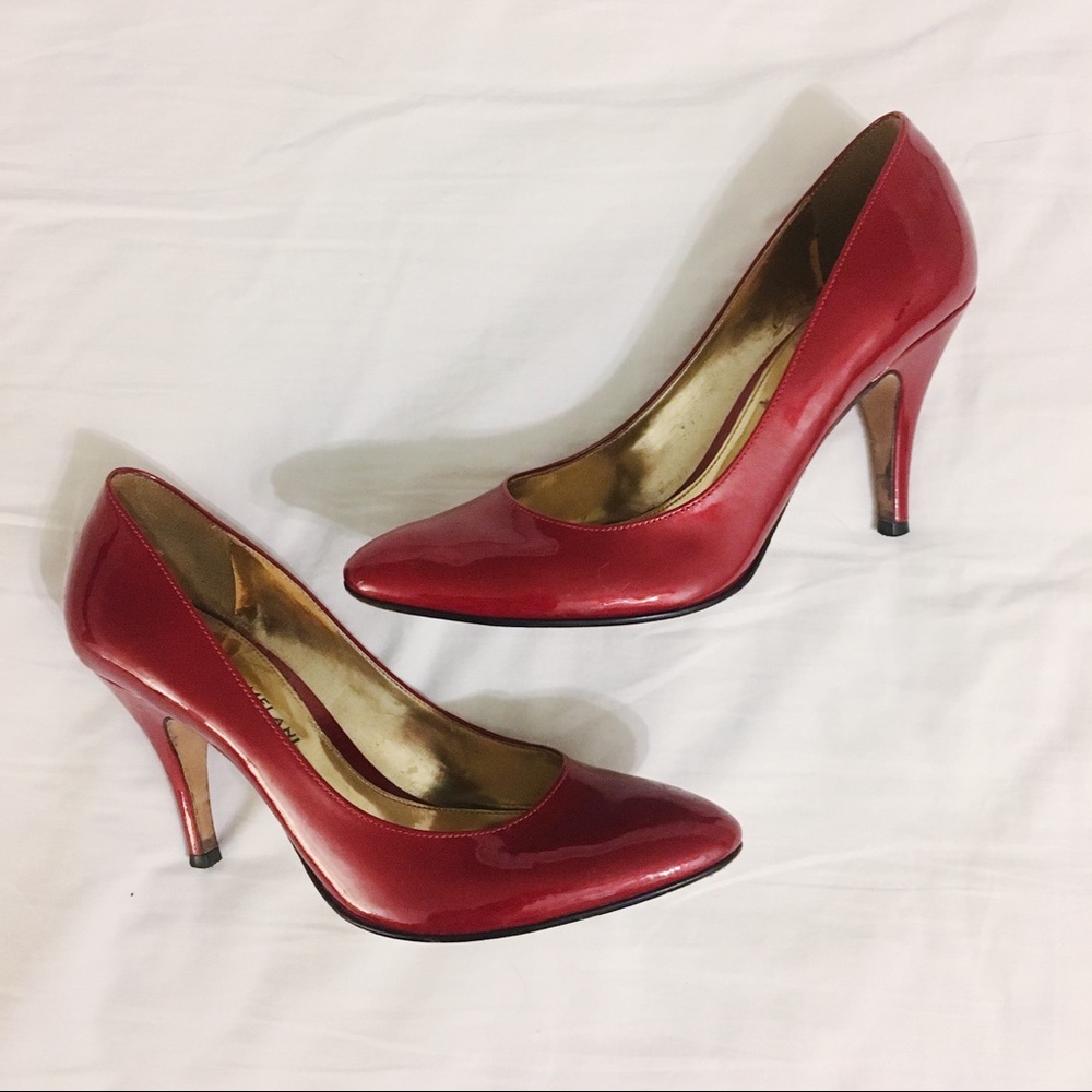 Red Patent Leather Pumps!
